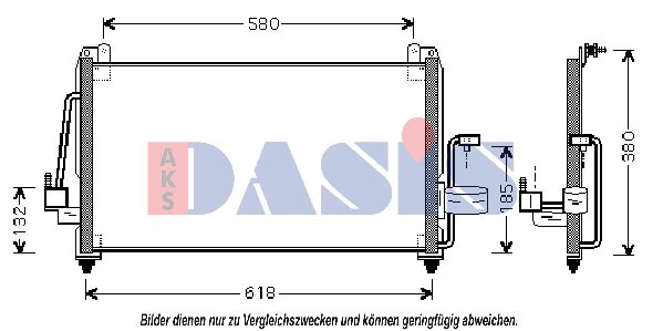 AKS DASIS Kondensaator,kliimaseade 512006N